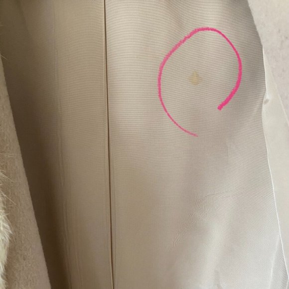 Vintage Fur Collar Wool Coat 1960s - Picture 7 of 7